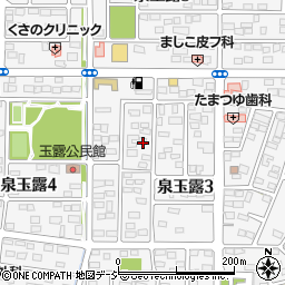 福島県いわき市泉玉露3丁目周辺の地図