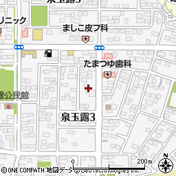 福島県いわき市泉玉露3丁目10周辺の地図
