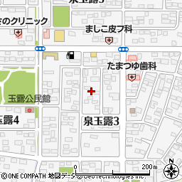 福島県いわき市泉玉露3丁目11周辺の地図
