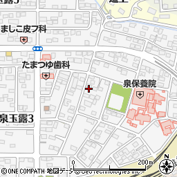 福島県いわき市泉町玉露前原周辺の地図