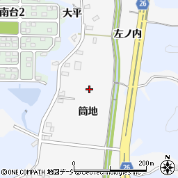 福島県いわき市小名浜下神白筒地周辺の地図