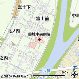 磐城中央病院（ときわ会）周辺の地図