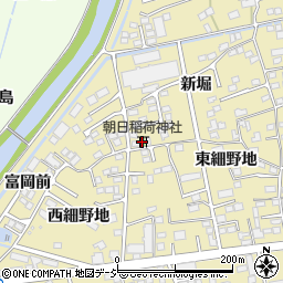 朝日稲荷神社周辺の地図