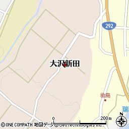 新潟県妙高市大沢新田周辺の地図