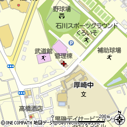 石川スポーツグラウンドくろいそ（那須塩原市くろいそ運動場）テニスコート周辺の地図