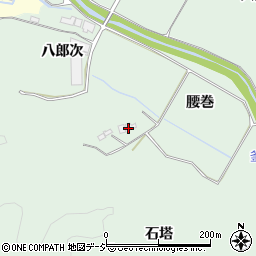 福島県いわき市渡辺町松小屋腰巻周辺の地図