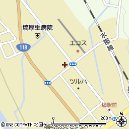 福島県東白川郡塙町塙大町１丁目1-8周辺の地図