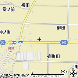 福島県いわき市渡辺町田部柳田周辺の地図