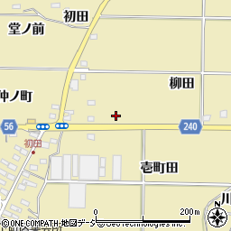 福島県いわき市渡辺町田部（柳田）周辺の地図