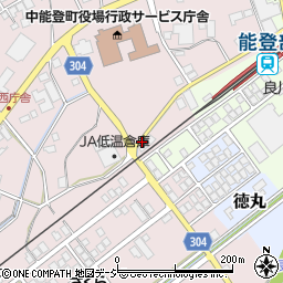 能登わかば鹿西倉庫・大豆センター周辺の地図