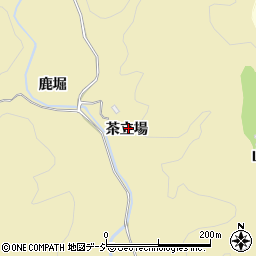福島県いわき市江畑町茶立場周辺の地図