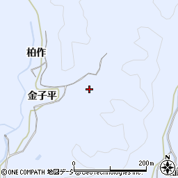 福島県いわき市山田町金子平周辺の地図