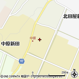新潟県妙高市中原新田周辺の地図