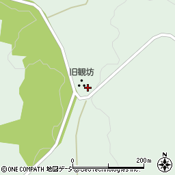 石動山旧観坊周辺の地図