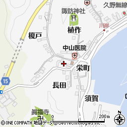 福島県いわき市中之作川岸1周辺の地図