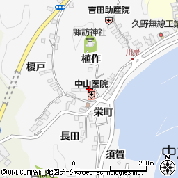 福島県いわき市中之作川岸37周辺の地図