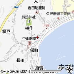 福島県いわき市中之作川岸26周辺の地図