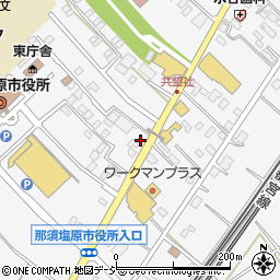 栃木県那須塩原市共墾社104-4周辺の地図