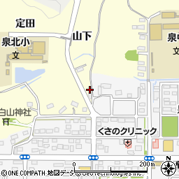 福島県いわき市泉町玉露山下61-1周辺の地図
