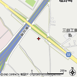栃木県那須塩原市塩野崎198周辺の地図