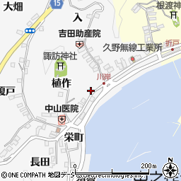 福島県いわき市中之作川岸21周辺の地図