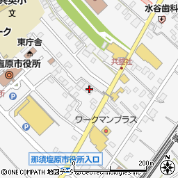 栃木県那須塩原市共墾社104周辺の地図
