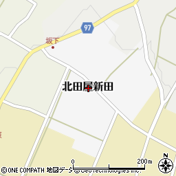 新潟県妙高市北田屋新田周辺の地図