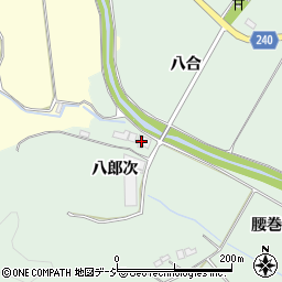 福島県いわき市渡辺町松小屋八郎次周辺の地図