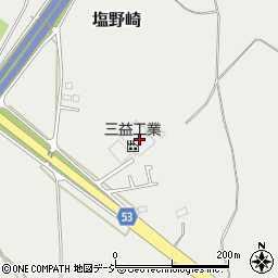 栃木県那須塩原市塩野崎207周辺の地図