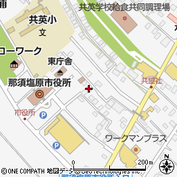 栃木県那須塩原市共墾社104-17周辺の地図