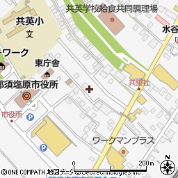 栃木県那須塩原市共墾社104-15周辺の地図