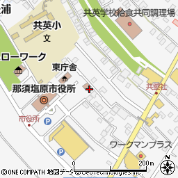 栃木県那須塩原市共墾社104-18周辺の地図
