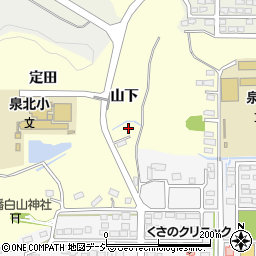 福島県いわき市泉町玉露山下63-18周辺の地図
