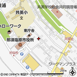 栃木県那須塩原市共墾社104-32周辺の地図
