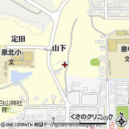 福島県いわき市泉町玉露山下63-14周辺の地図