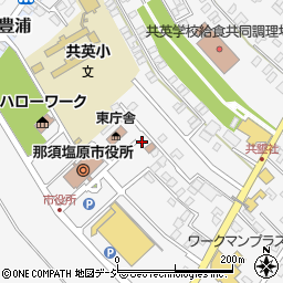栃木県那須塩原市共墾社104-1周辺の地図