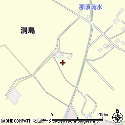 栃木県那須塩原市洞島79周辺の地図