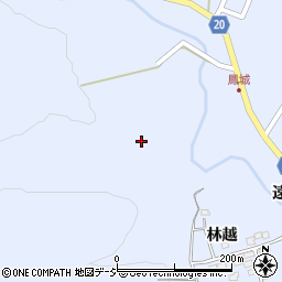 福島県いわき市山田町林越周辺の地図