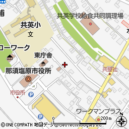 栃木県那須塩原市共墾社104-34周辺の地図