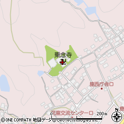 乗念寺周辺の地図