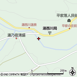 栃木県日光市湯西川747周辺の地図