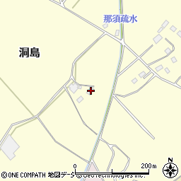 栃木県那須塩原市洞島79-2周辺の地図