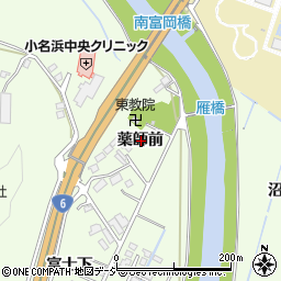 福島県いわき市小名浜南富岡薬師前周辺の地図