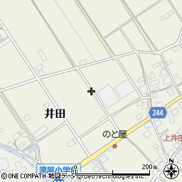 石川県中能登町（鹿島郡）井田（つ）周辺の地図