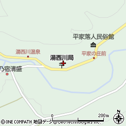 栃木県日光市湯西川721-1周辺の地図