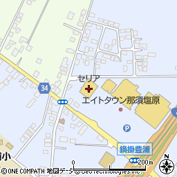 西松屋エイトタウン那須塩原店周辺の地図
