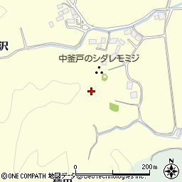 福島県いわき市渡辺町中釜戸猿田周辺の地図