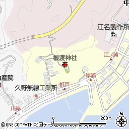 根渡神社周辺の地図