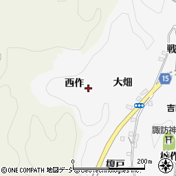 福島県いわき市中之作西作周辺の地図