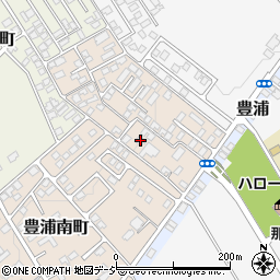 栃木県那須塩原市豊浦南町100-354周辺の地図